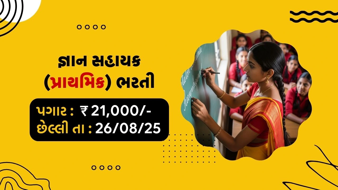 Primary Gyan Sahayak Bharti 2025